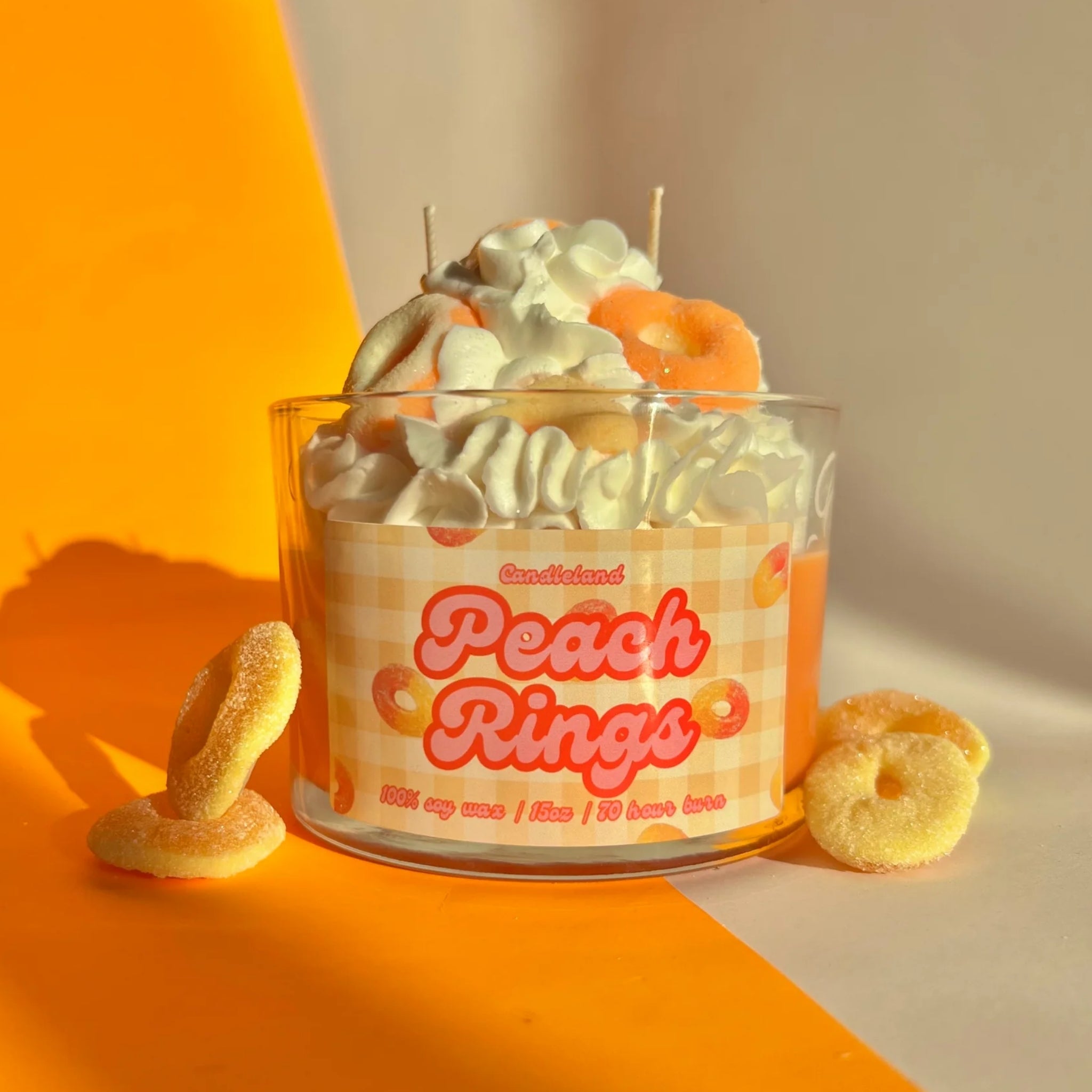 Peach Rings Scented Candle