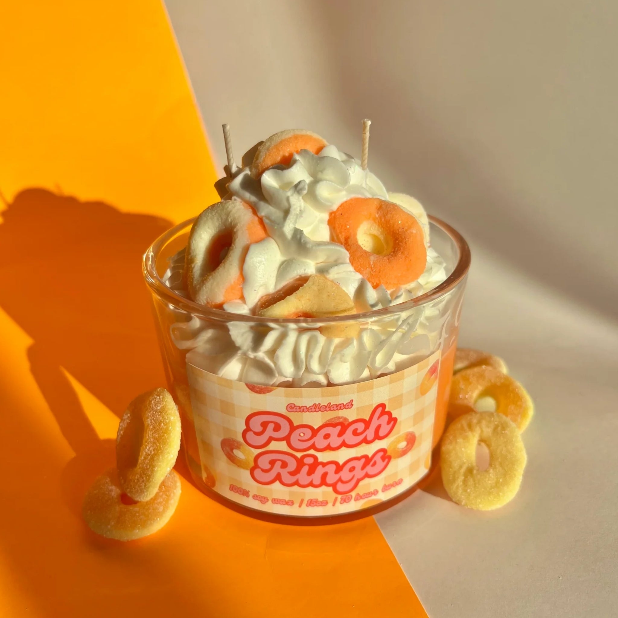 Peach Rings Scented Candle