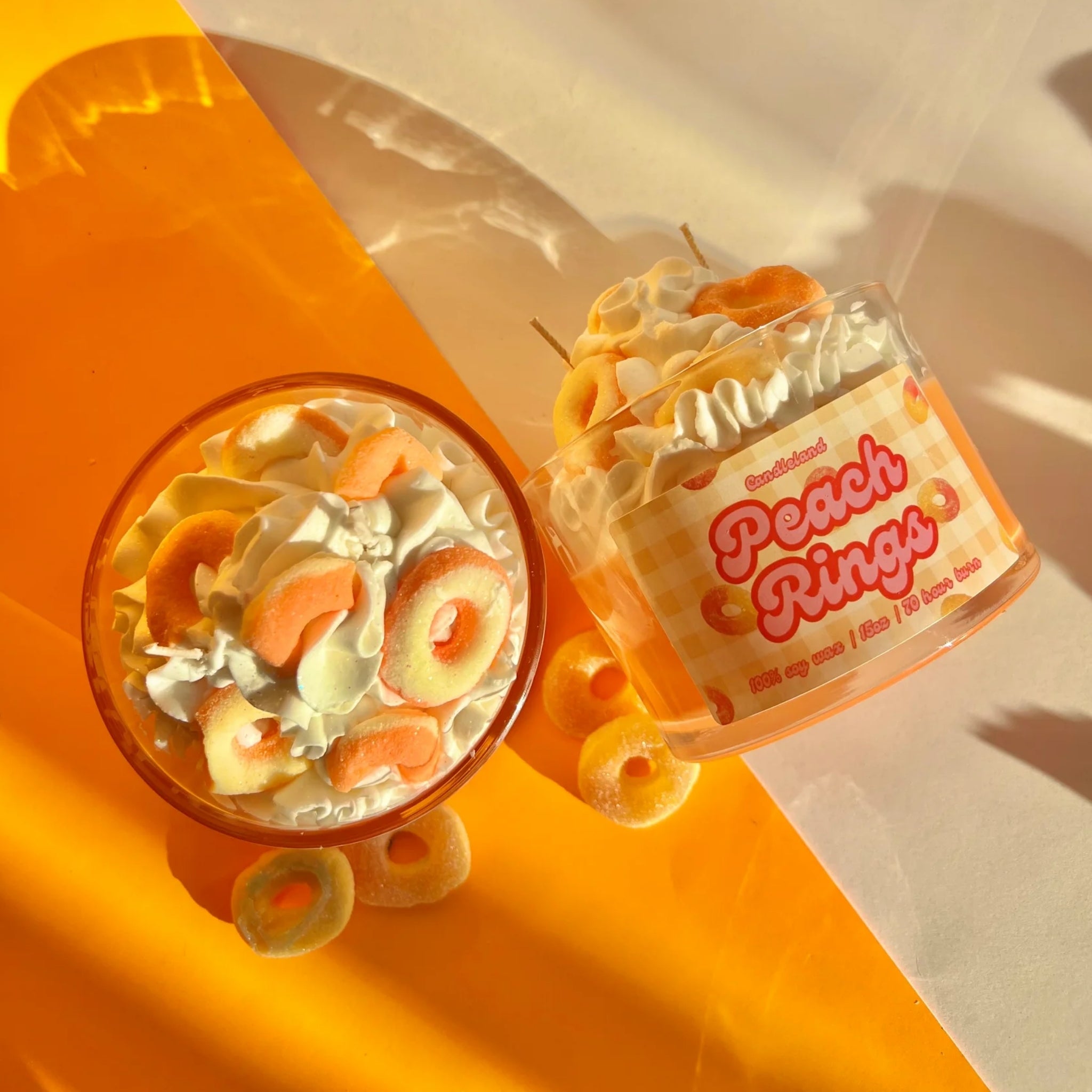Peach Rings Scented Candle