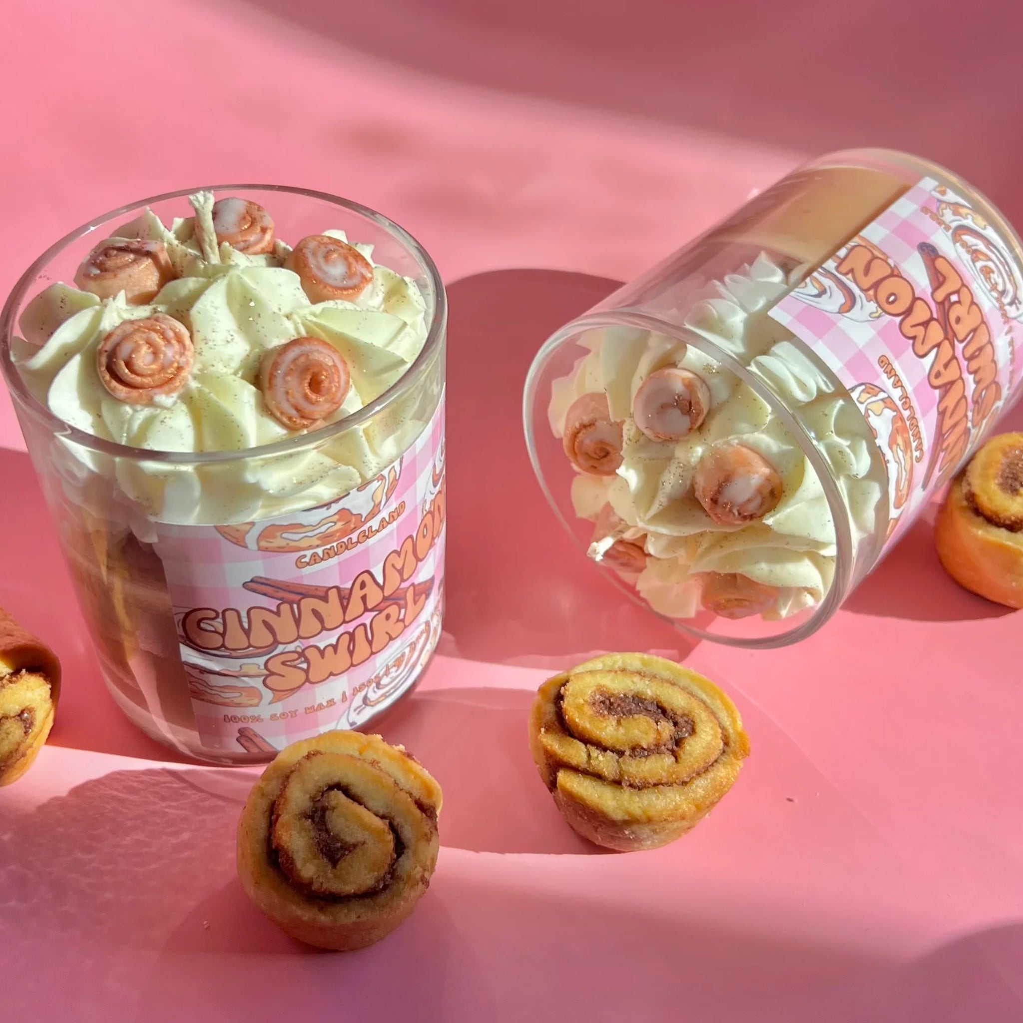 Cinnamon Swirl Scented Candle