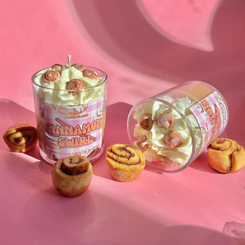 Cinnamon Swirl Scented Candle
