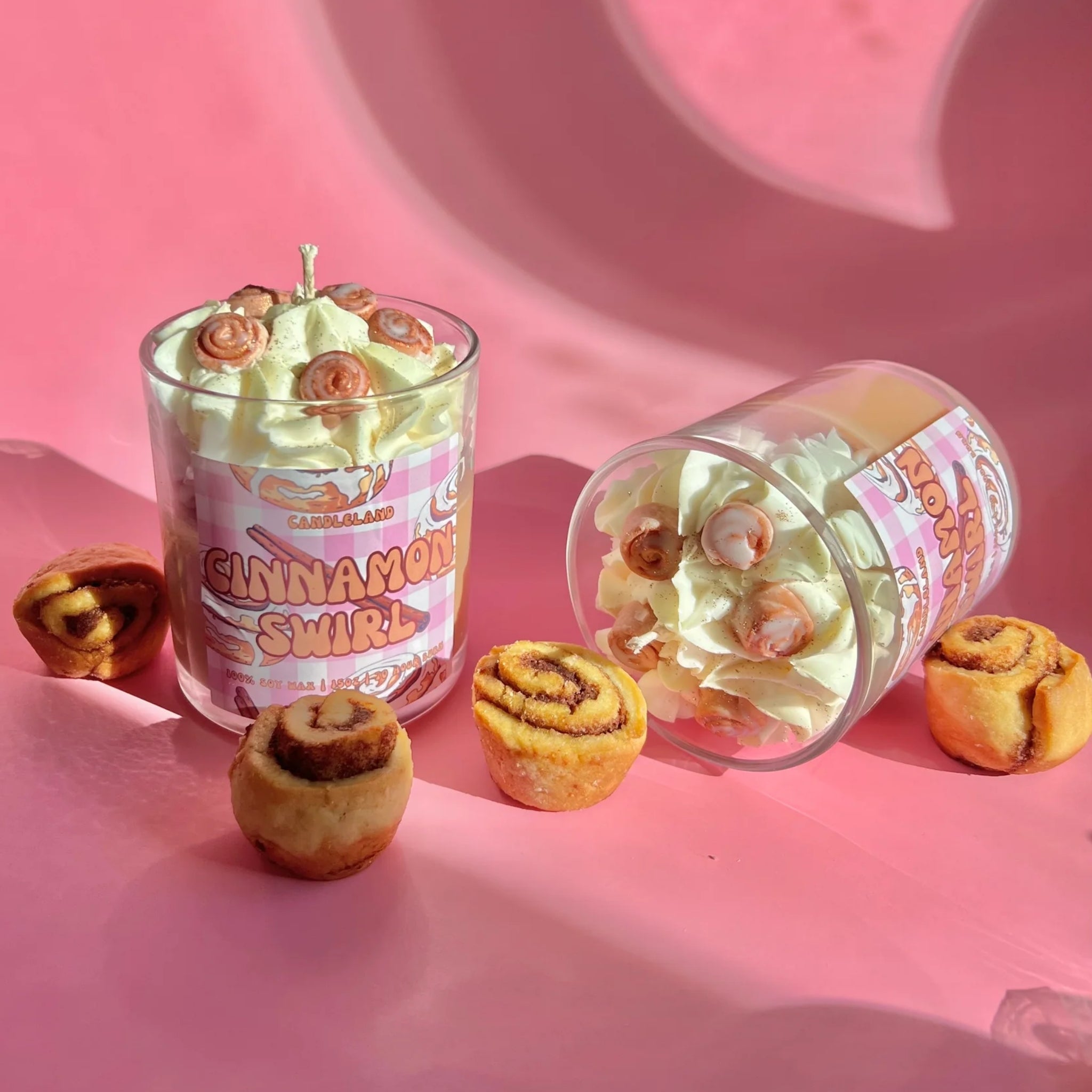 Cinnamon Swirl Scented Candle