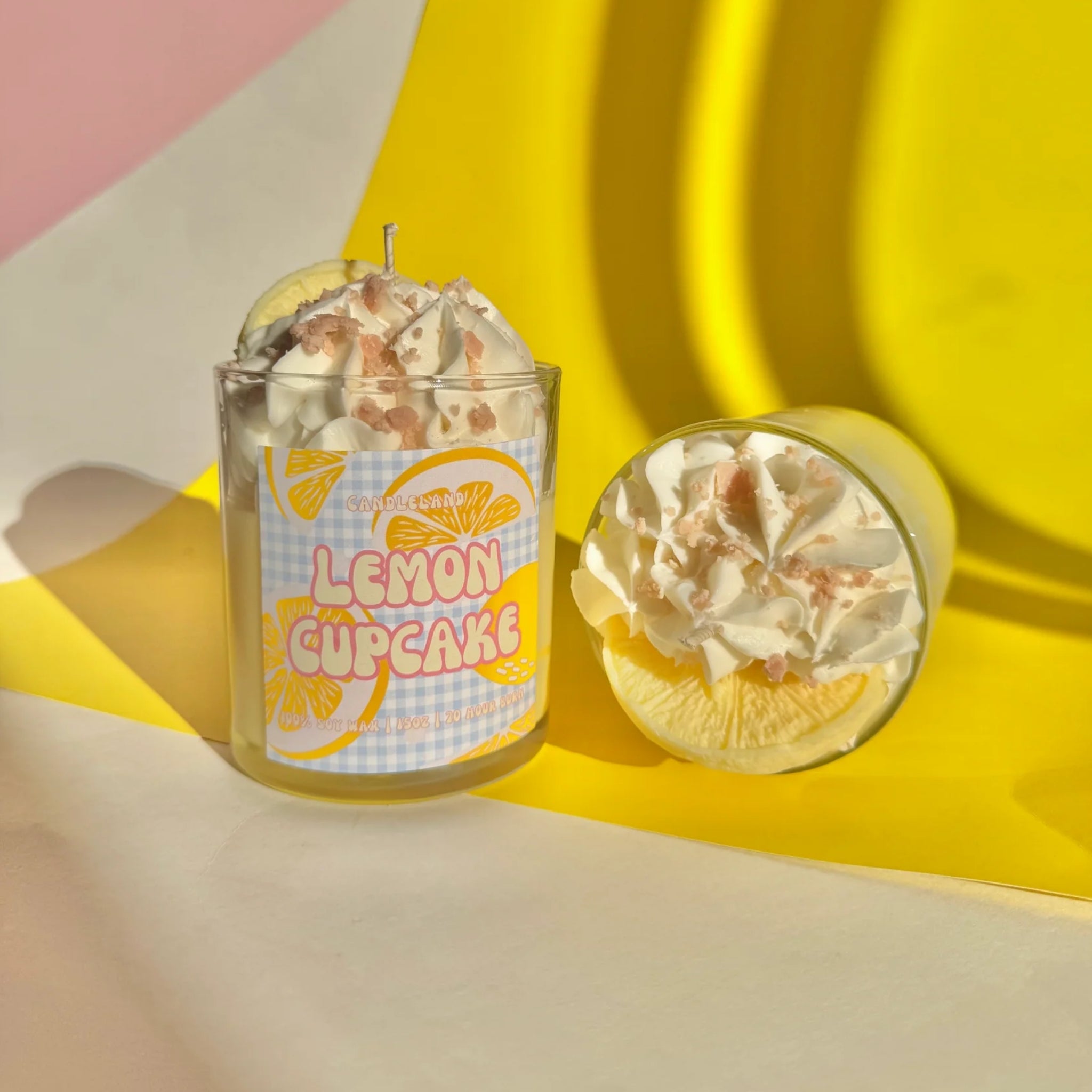 Lemon Cupcake Candle Scented Candle
