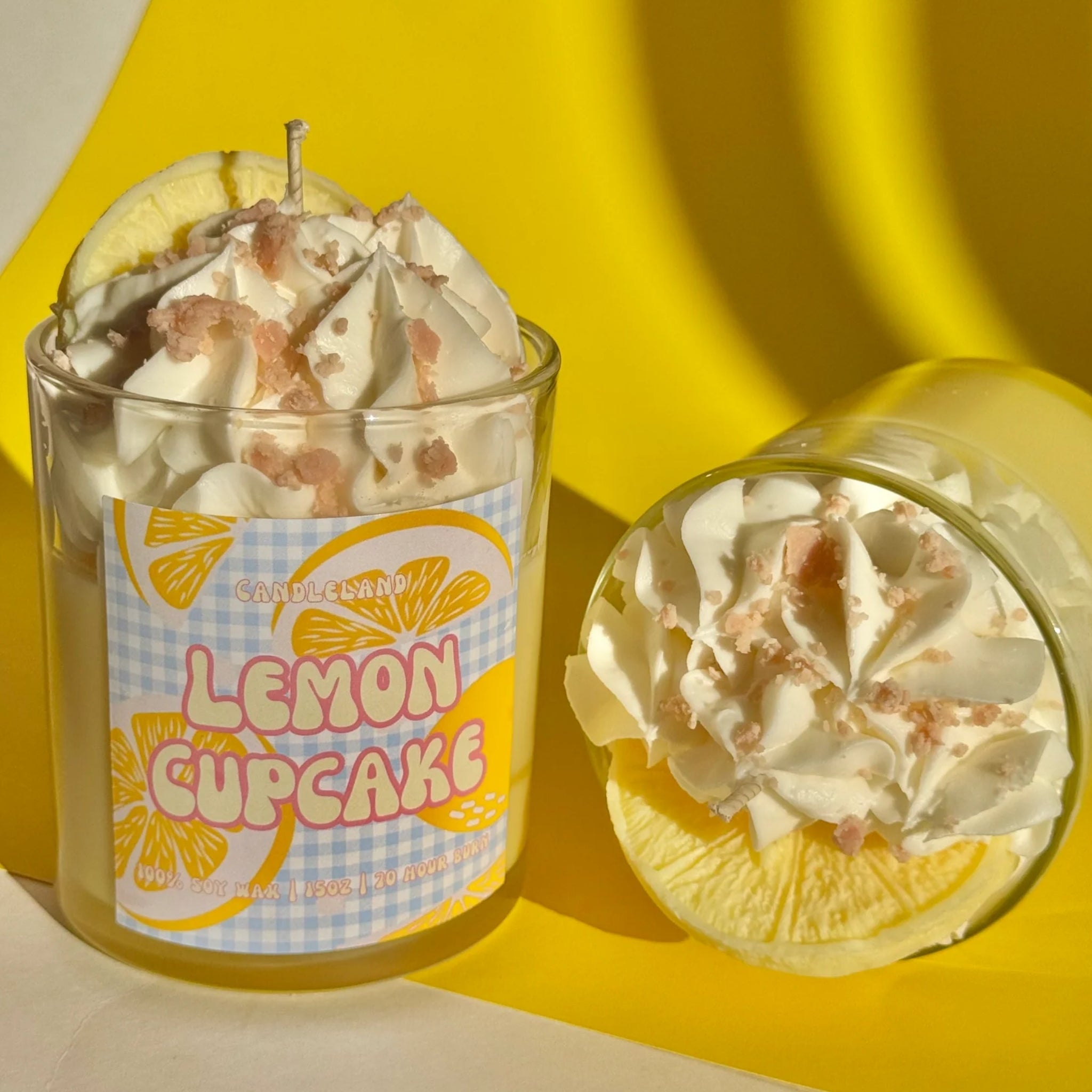 Lemon Cupcake Candle Scented Candle